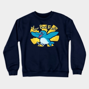 Your Best Friend - Fin Fin Crewneck Sweatshirt